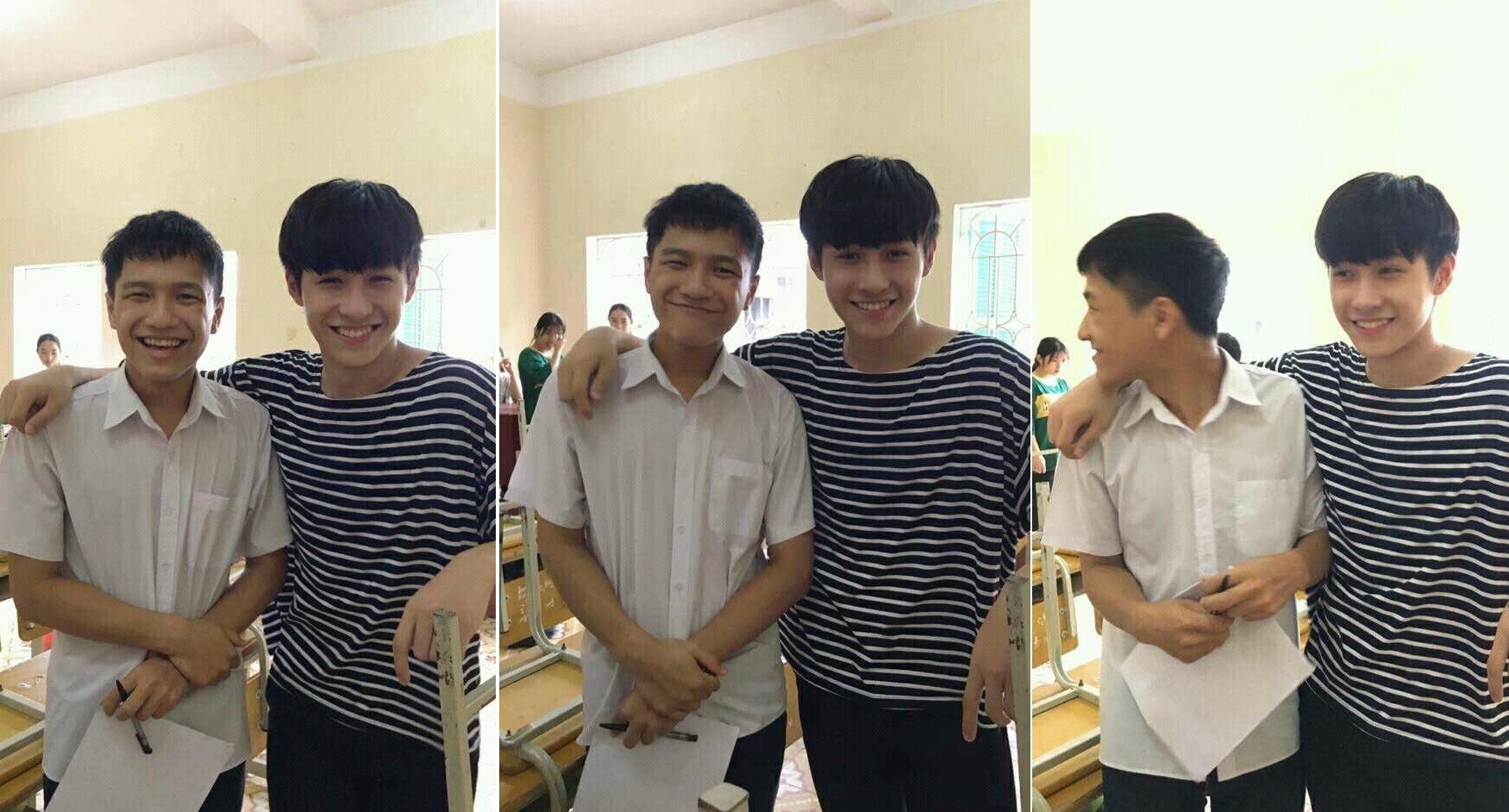 Nam sinh 2002 vô tình dìm hàng bạn chỉ vì quá đẹp trai