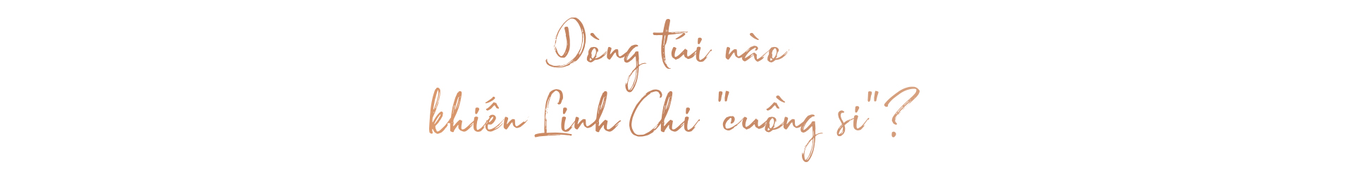 Á hậu Linh Chi - Chuyện tình bị đồn, chuyện túi bị soi