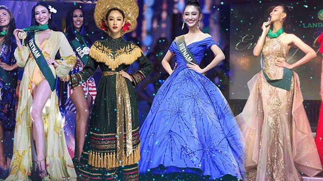 Đỗ Mỹ Linh ơi! Hãy học hỏi phong cách của Hà Thu để ấn tượng hơn trên đấu trường quốc tế Ảnh 2