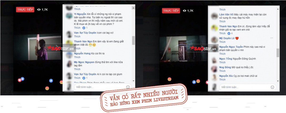 Livestream quay lén phim rạp: Hành vi vô ý thức được bao biện bởi lý lẽ 'trẻ người non dạ' và 'câu like'