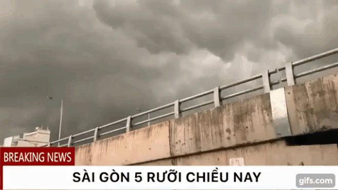 Mây đen giăng kín, nhiều khu vực ở Sài Gòn mưa lớn trước cơn bão số 14 Ảnh 2