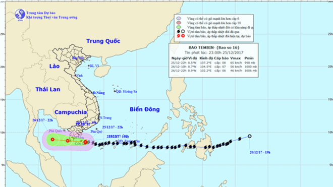 Bão Tembin giảm cấp suy yếu thành áp thấp nhiệt đới, mưa lớn trên diện rộng Ảnh 2