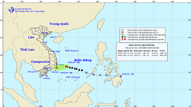 Bão số 1 suy yếu, nhiều nơi có mưa rào và dông mạnh Ảnh 2
