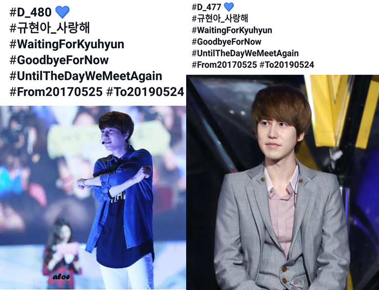 Năm nay, trong khi fan đếm ngược từng ngày anh xuất ngũ, Kyu Hyun sẽ mừng sinh nhật 31 cùng với những người bạn trong quân đội của mình. Dù vậy những fan yêu mến Kyu Hyun, vẫn cố gắng dành những món quà tinh thần đáng yêu nhất để động viên “chàng hoàng tử Evil” của mình như cách anh vẫn luôn dặn dò các fan trước ngày nhập ngũ “. Đừng để bị đau, đừng khóc, phải sống thật tốt! “