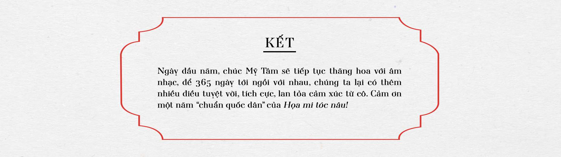 REDbook Tết Mậu Tuất - Ngôi sao ngày 30 Tết: Mỹ Tâm