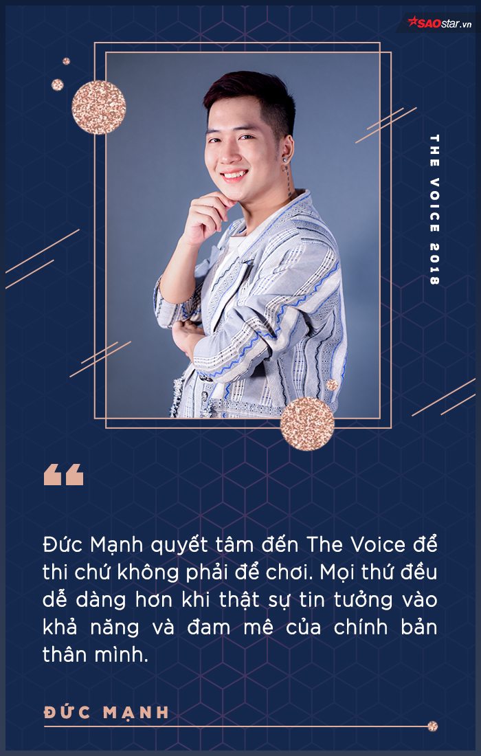 Vũ Đức Mạnh: The Voice là cơ hội 'phục thù' đưa tôi quay lại trục đường chính của cuộc đời mình