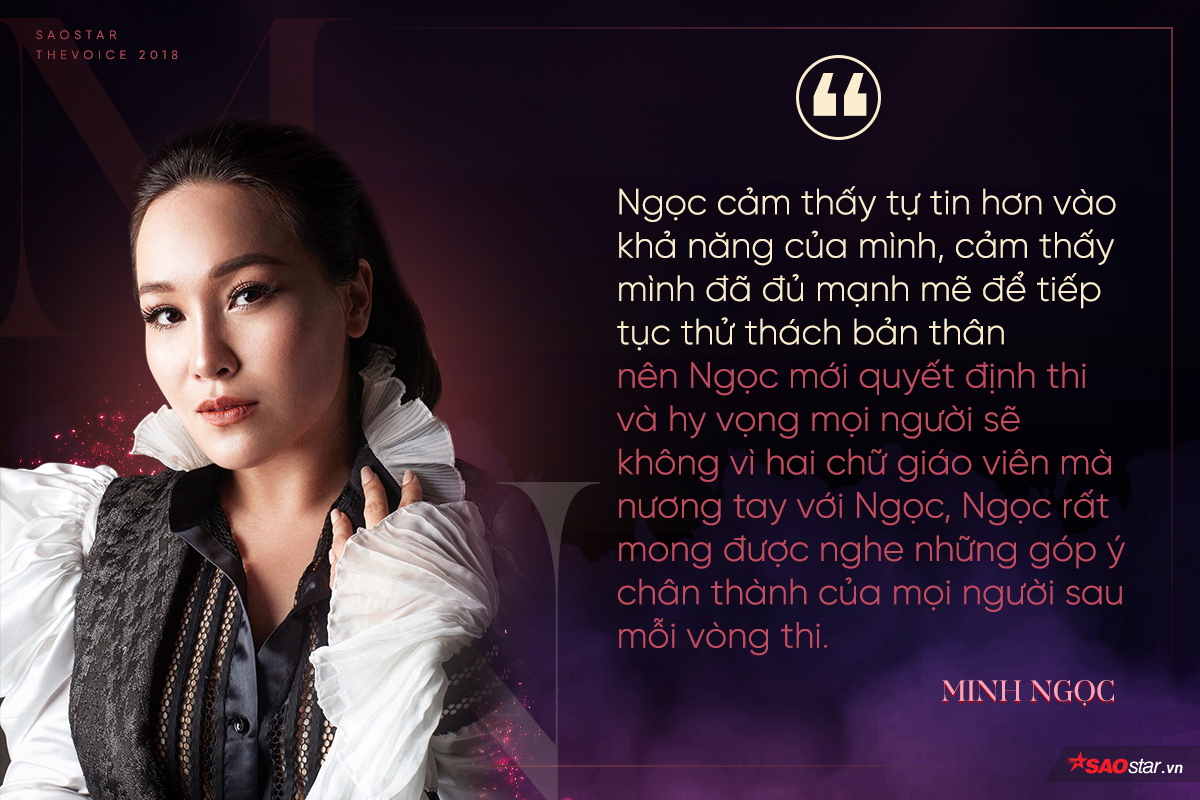 Minh Ngọc: 'Thỏ già đeo nơ' và chiếc nút chặn bước ngoặt tại 'đấu trường' The Voice 2018!