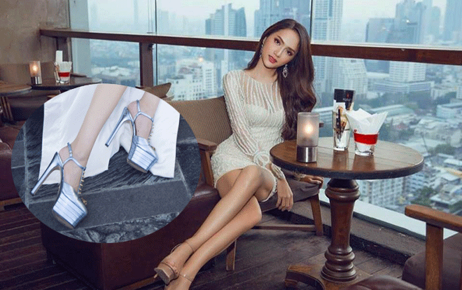 Phục sát đất hoa hậu Hương Giang vì tài đi giầy cao lênh khênh như cà kheo Ảnh 2