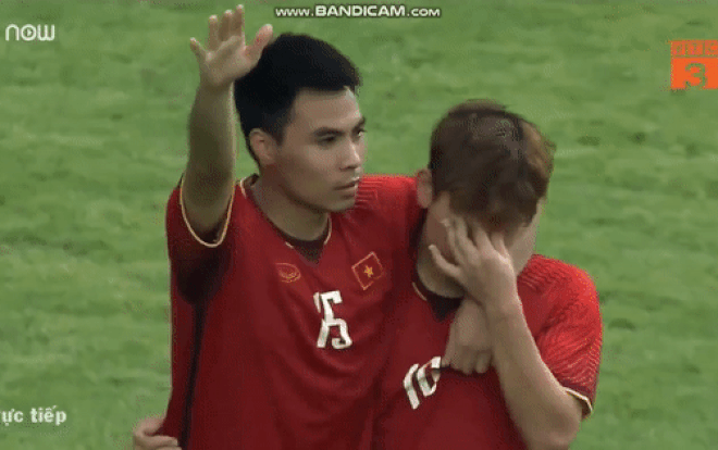 Những hình ảnh gây xúc động của đội tuyển Olympic Việt Nam trong trận tranh huy chương đồng ASIAD 2018 Ảnh 2