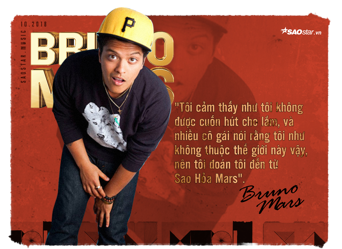 Chàng trai đến từ Sao Hỏa Bruno Mars với lòng nhiệt thành cùng âm nhạc!