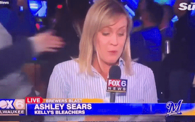 Phóng viên bất ngờ bị cưỡng hôn khi đang dẫn trực tiếp Ảnh 2