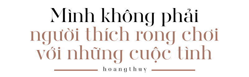 Á hậu Hoàng Thùy: 'Tôi không phải người thích rong chơi với những cuộc tình!'