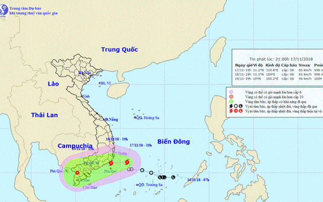 Tin mới nhất về áp thấp nhiệt đới trên biển Đông: Mạnh lên thành bão số 8, gió giật cấp 10 Ảnh 2