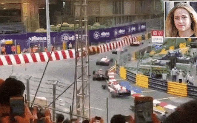 Đứng tim khoảnh khắc xe đua bay lên không trung trong vụ tai nạn kinh hoàng Ảnh 2