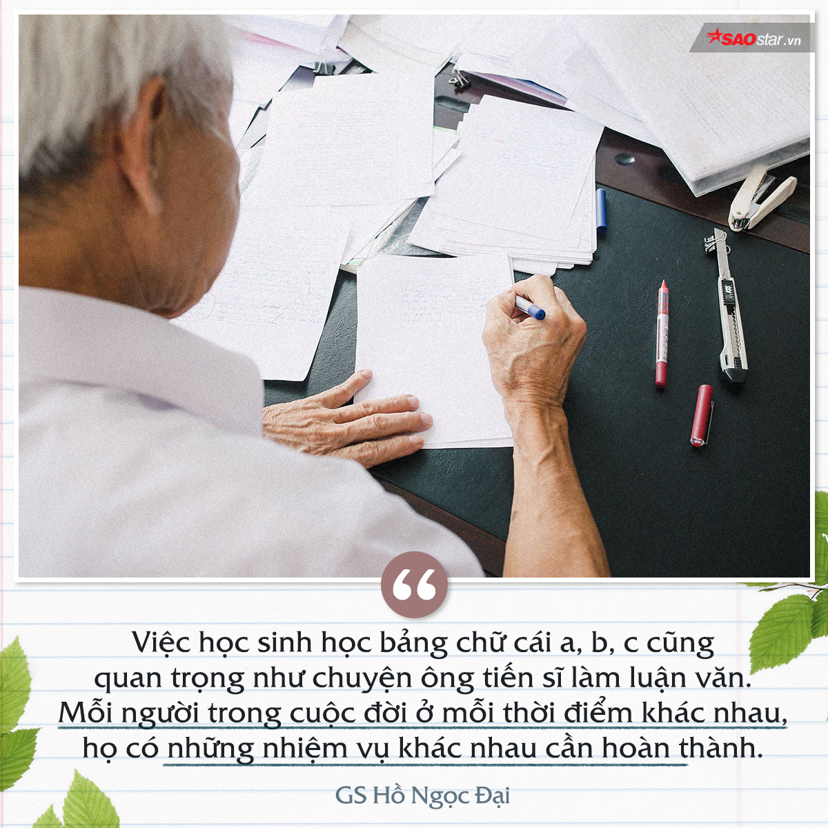 GS Hồ Ngọc Đại: 'Tôi muốn gửi đến trò câu hỏi: Thầy làm thế đã đúng chưa?' Ảnh 8