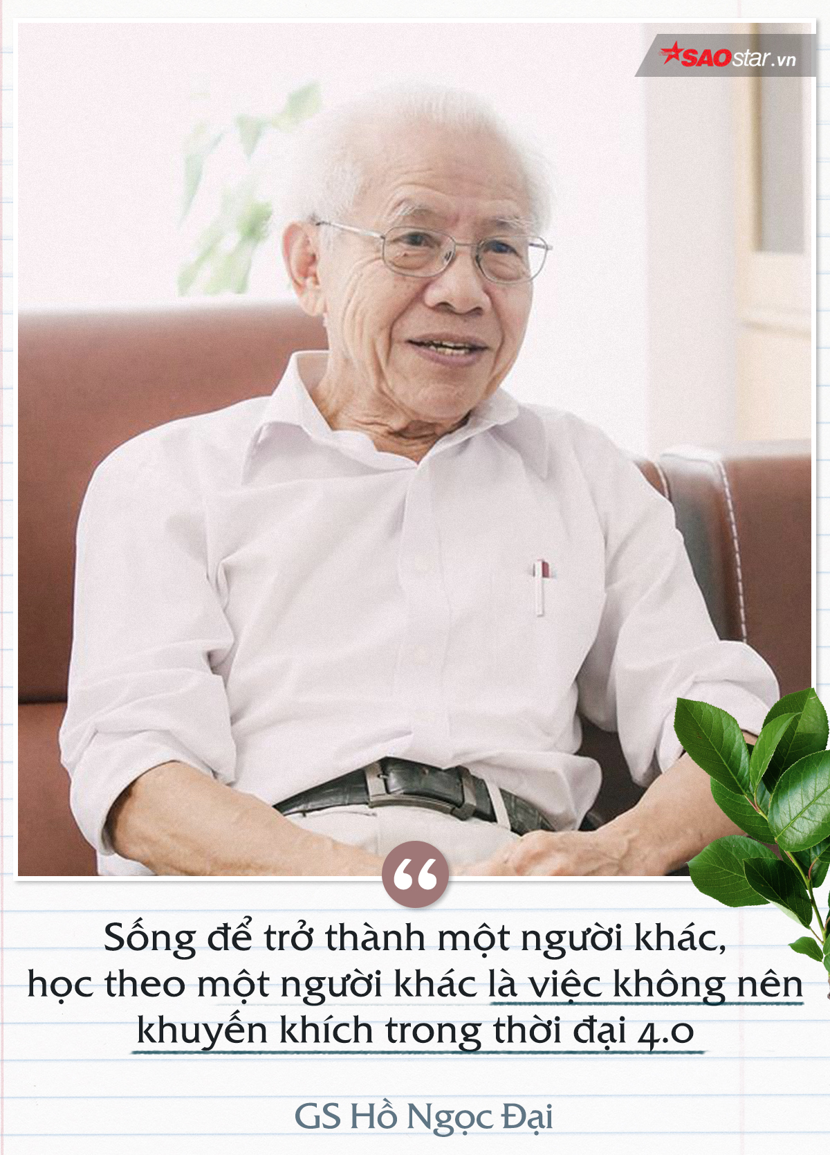 GS Hồ Ngọc Đại: 'Tôi muốn gửi đến trò câu hỏi: Thầy làm thế đã đúng chưa?'