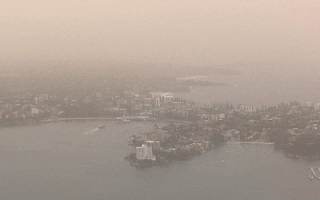 Bão bụi mù mịt nhấn chìm Sydney Ảnh 2