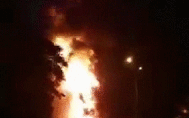 Cây xăng ở Khánh Hòa bất ngờ bốc cháy, ngọn lửa bốc cao hơn 5m Ảnh 2