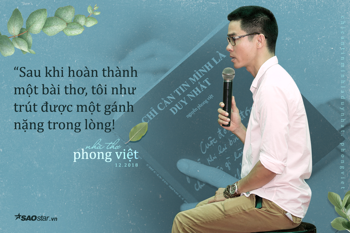 Nhà thơ Phong Việt : 'Tôi học cách sống với nỗi buồn nhiều hơn niềm vui…' Ảnh 6