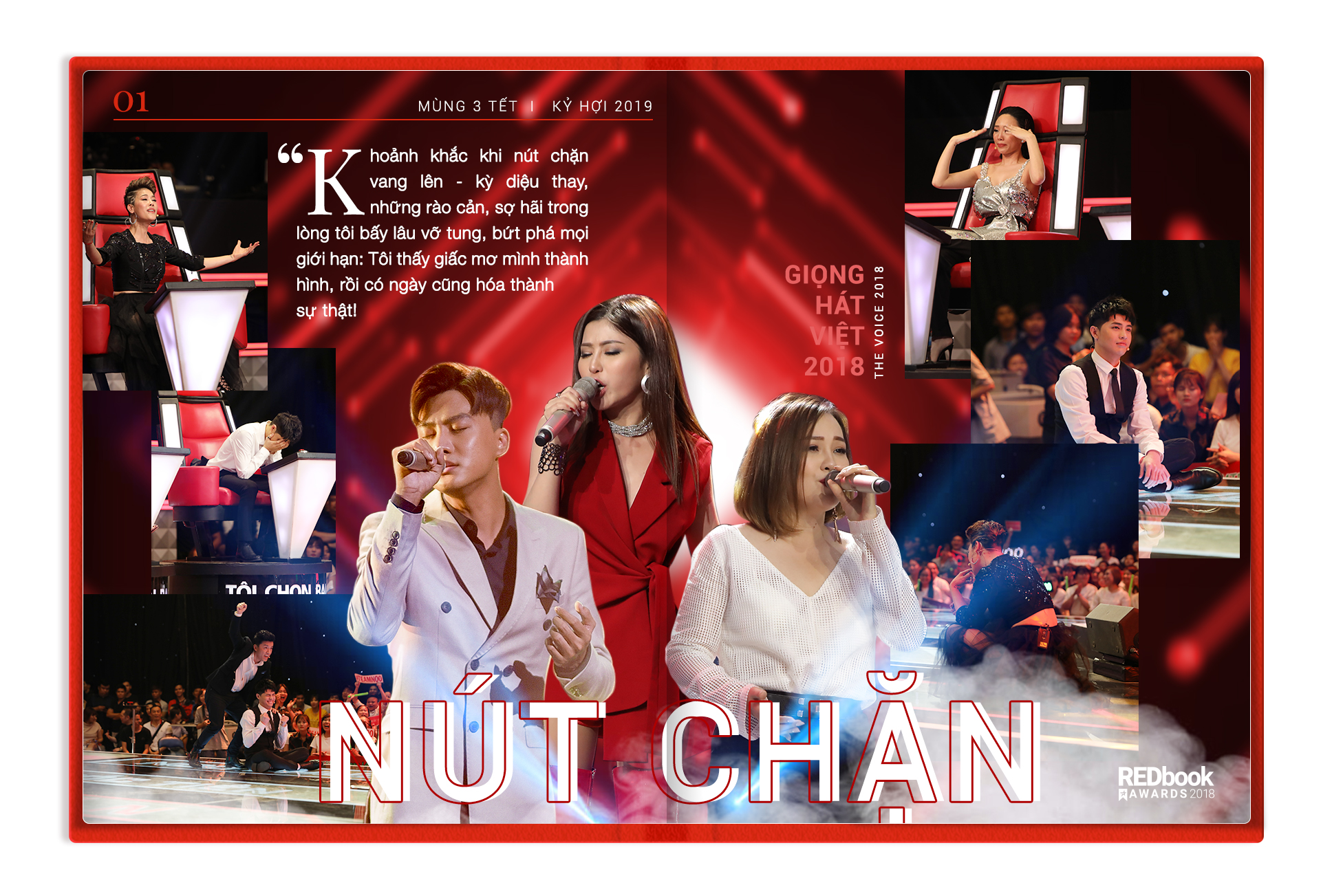 REDbook Tết Kỷ Hợi - Ngôi sao mùng 3 Tết: Nút chặn đặc biệt của The Voice 2018