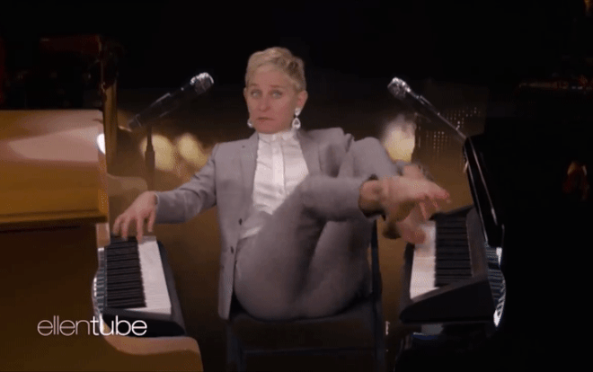 Ellen 'thách đấu' màn trình diễn Grammy của Alicia Keys: Clip siêu thú vị bạn không nên bỏ qua! Ảnh 2