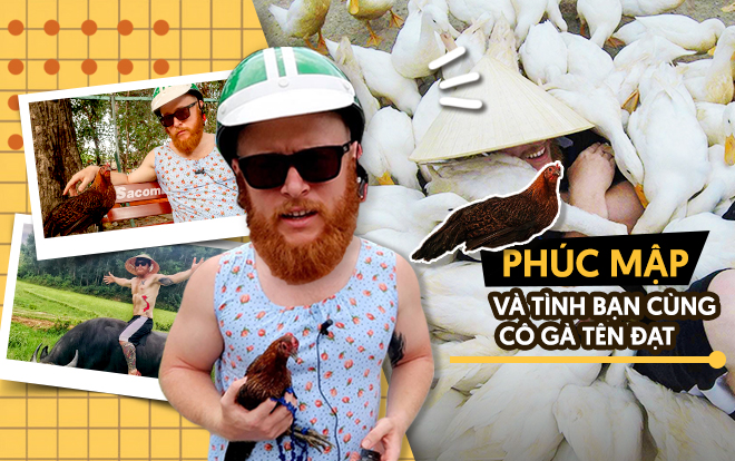 Chuyện chàng Tây mặc đồ bộ và tình bạn cùng cô gà tên Đạt: ‘Yêu Sài Gòn, mê bún bò và muốn làm người hài hước nhất Việt Nam!’ Ảnh 2