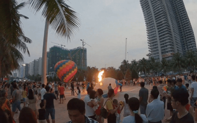 Cháy khinh khí cầu ở Đà Nẵng, 1 nữ phi công bị bỏng Ảnh 2