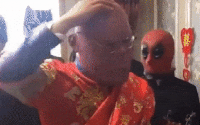 Cuồng Avengers, chú rể hóa thân thành Thanos đi đón dâu Ảnh 2