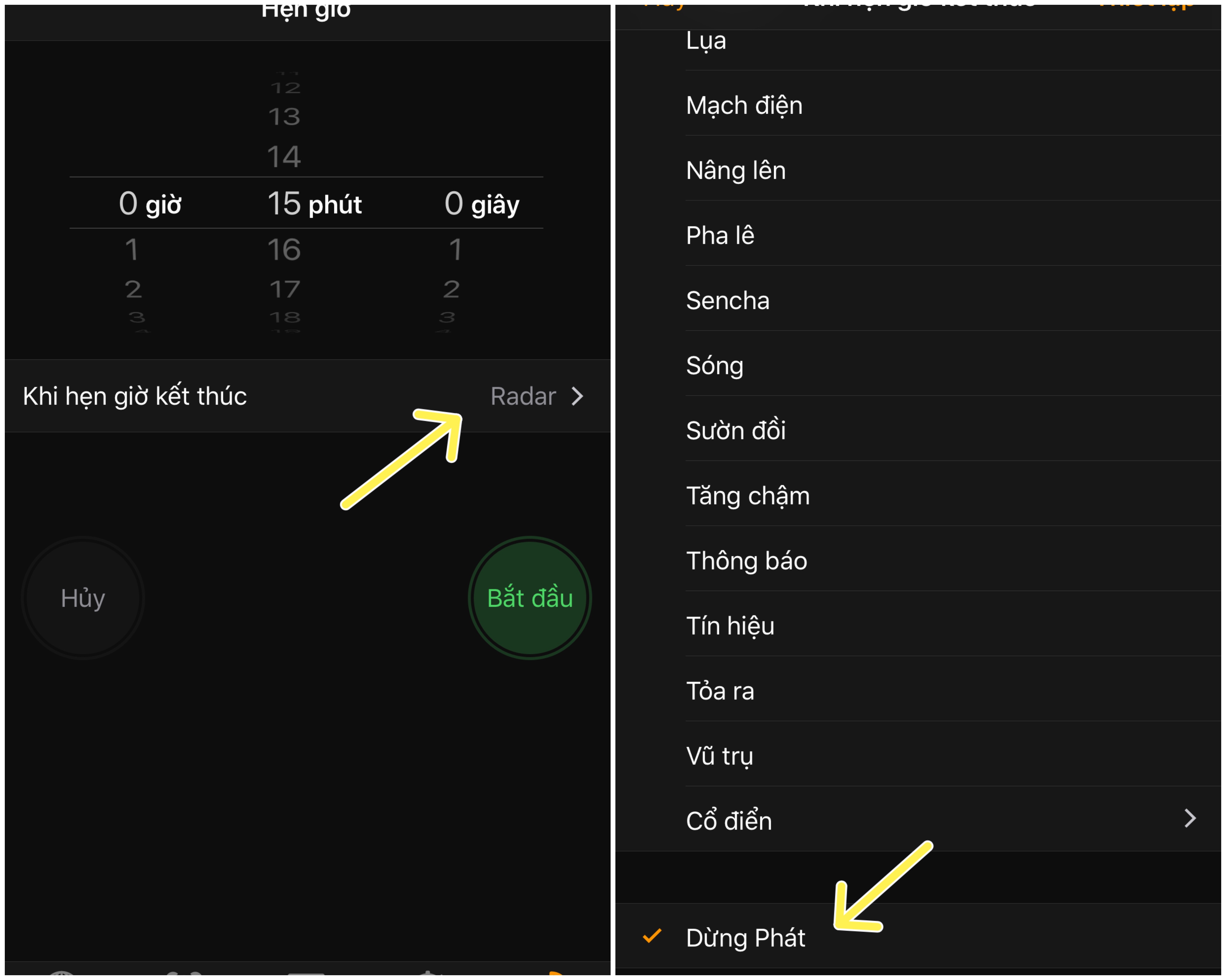 tính năng giúp bạn ngủ dễ hơn