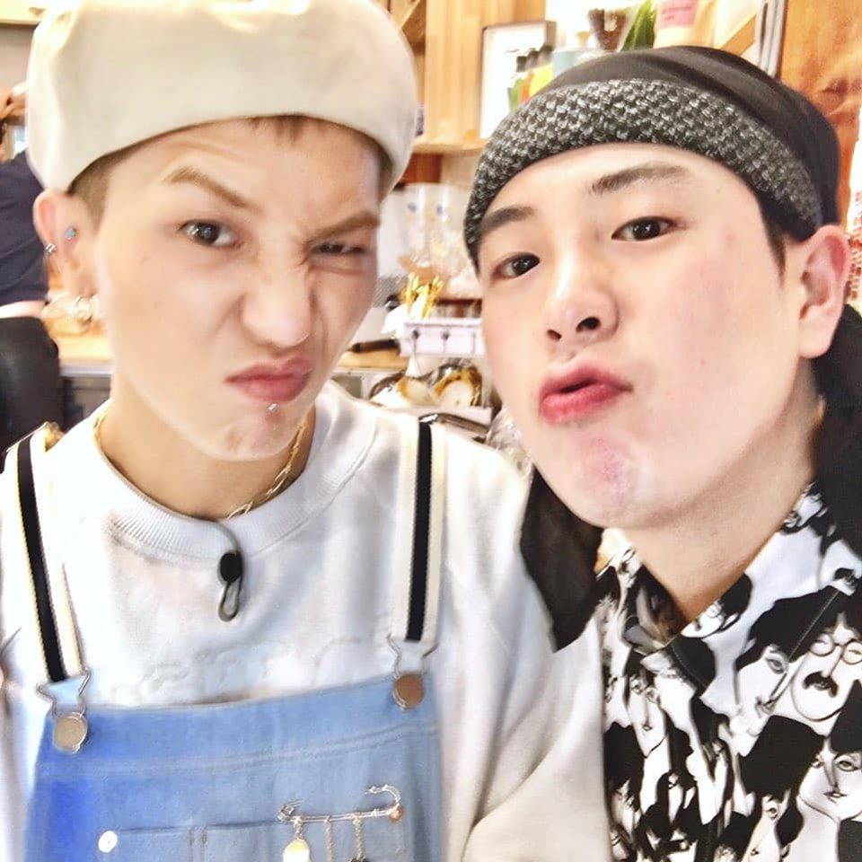 Mino tham dự chương trình cùng người bạn thân P.O (BLOCK B).