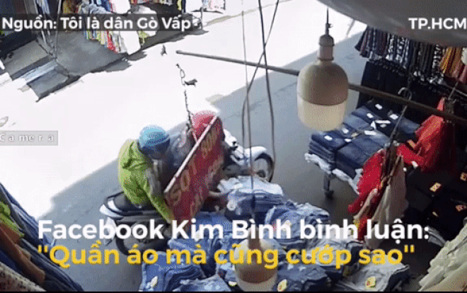 Clip: Đôi nam nữ giả vờ đến cửa hàng lựa quần áo rồi nhanh tay 'cuỗm' đi hàng chục chiếc quần jean trong tích tắc Ảnh 2