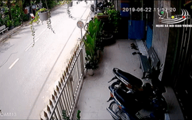 Clip người đàn ông thoát chết hi hữu khi bị xe buýt tông trực diện Ảnh 2