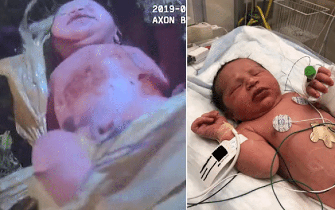 Giây phút giải cứu bé sơ sinh còn nguyên dây rốn bị bỏ rơi giữa rừng Ảnh 2