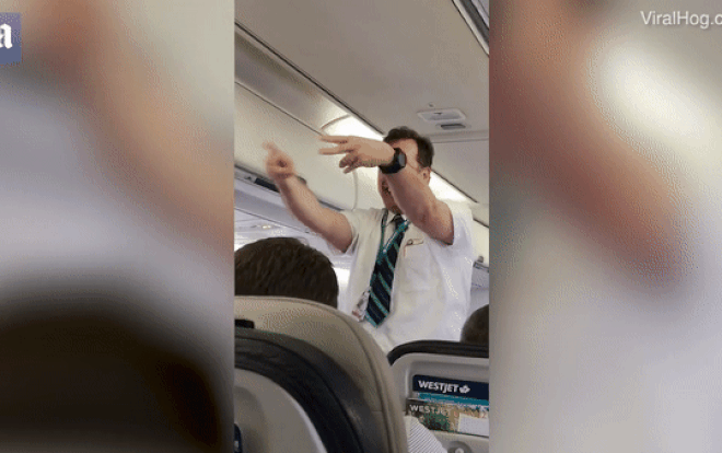 Tiếp viên hàng không hướng dẫn an toàn như diễn hài khiến hành khách cười 'vỡ bụng' Ảnh 2