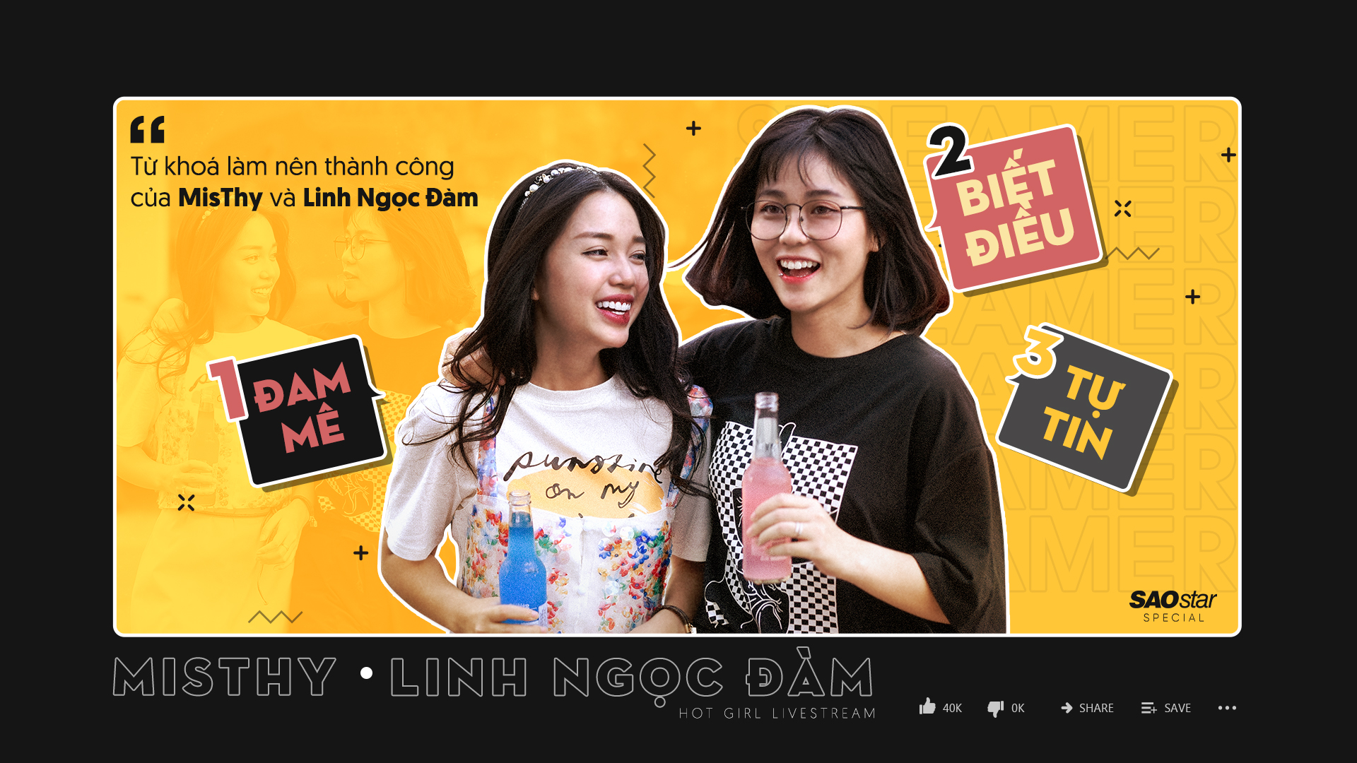 Trò chuyện với cặp đôi gái xinh hot Streamer MisThy và Linh Ngọc Đàm: 'Đường xa vạn dặm, bạn hiền kề bên'