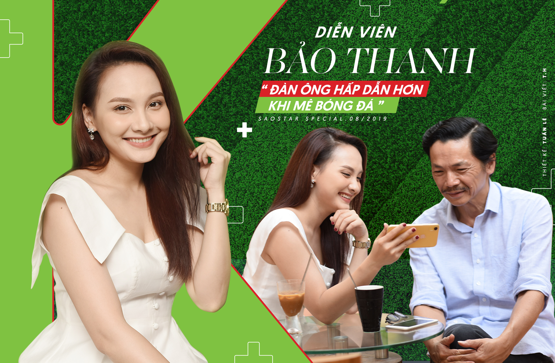 Diễn viên Bảo Thanh: Đàn ông hấp dẫn hơn khi mê bóng đá Ảnh 1