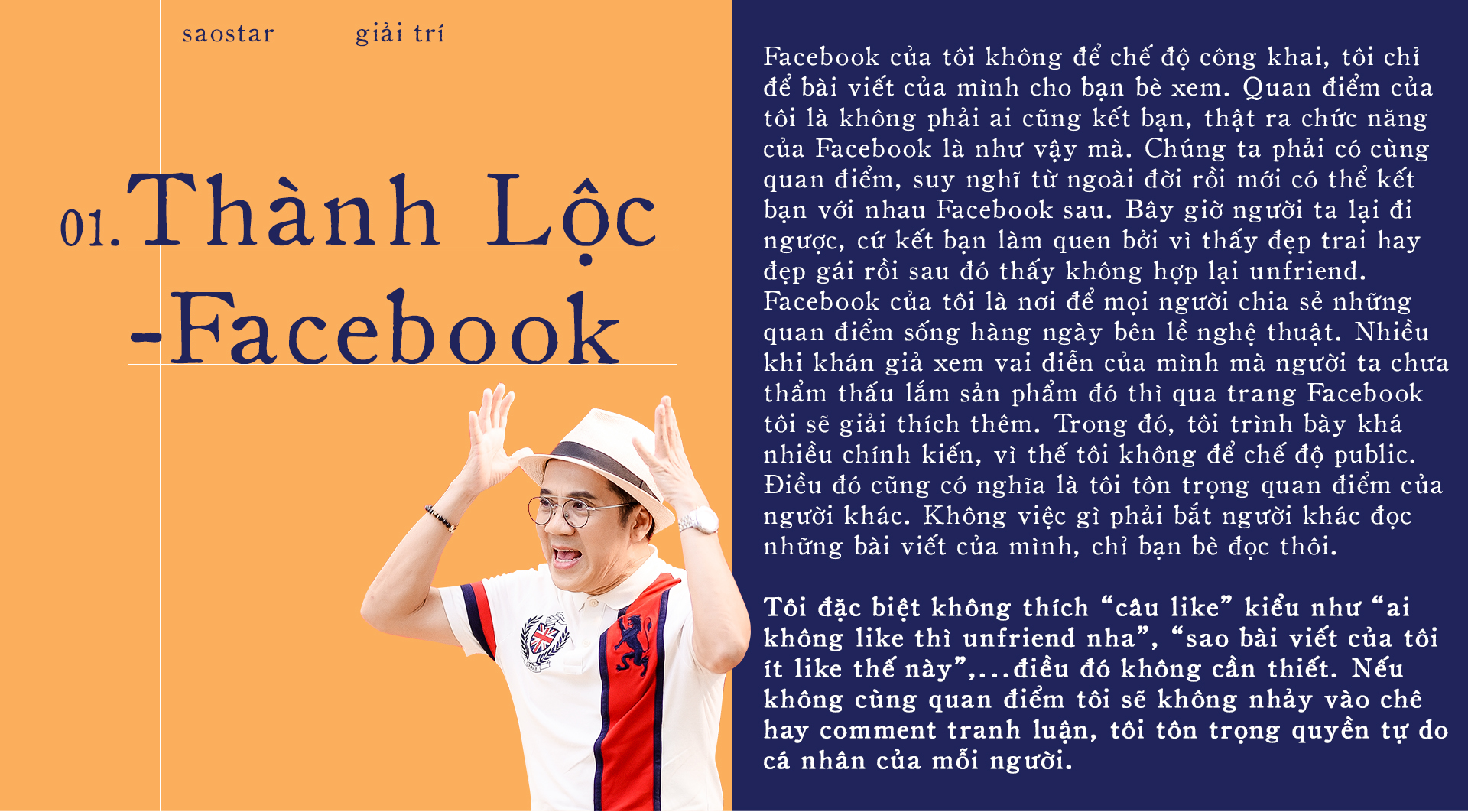 Thành Lộc: ‘Người ta ít dành đất cho những nghệ sĩ có độ tuổi như tôi đảm nhận vai chính’