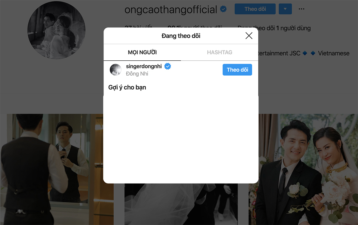 đám cưới Đông Nhi Ông Cao Thắng