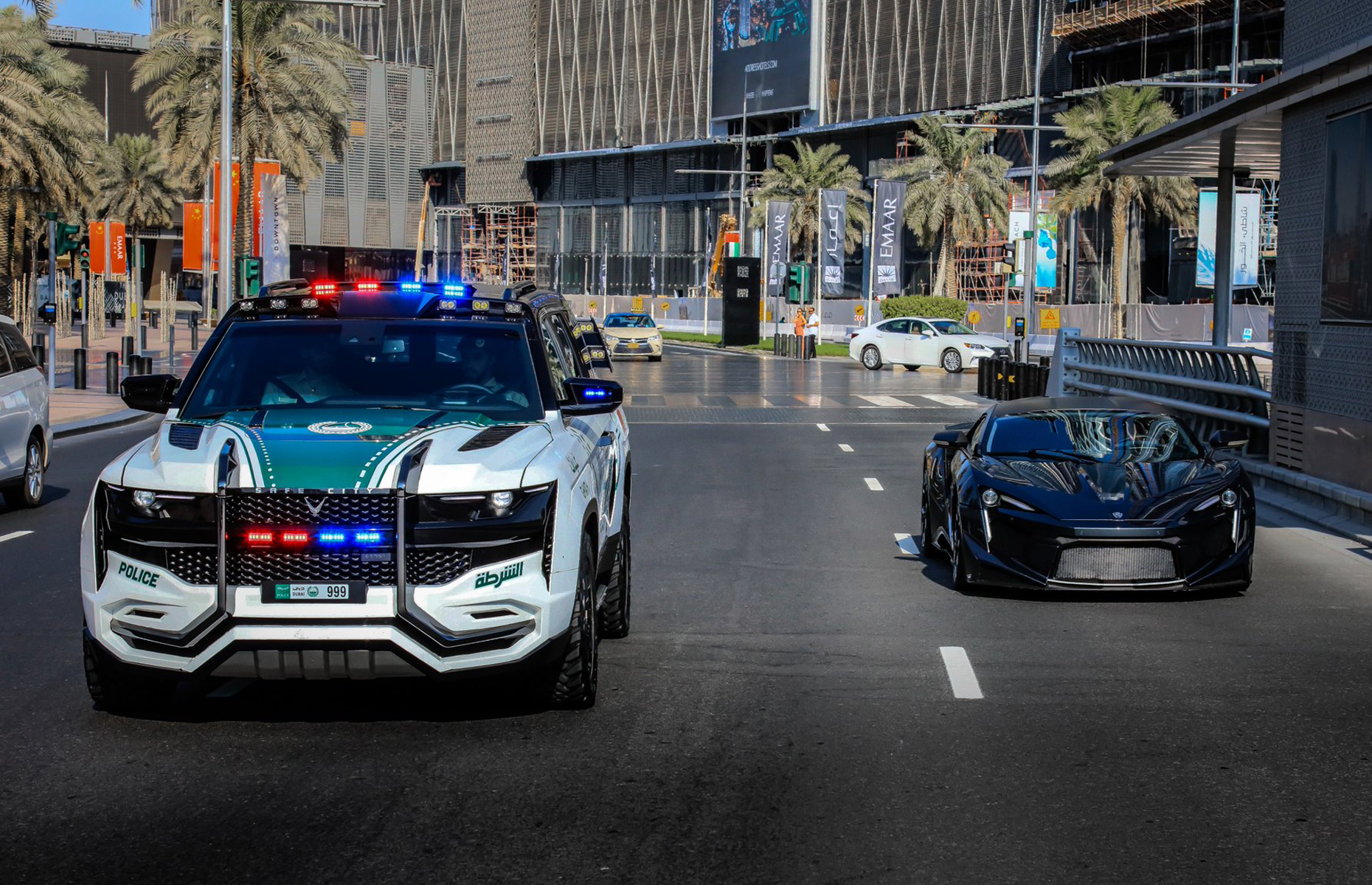 siêu xe cảnh sát UAE