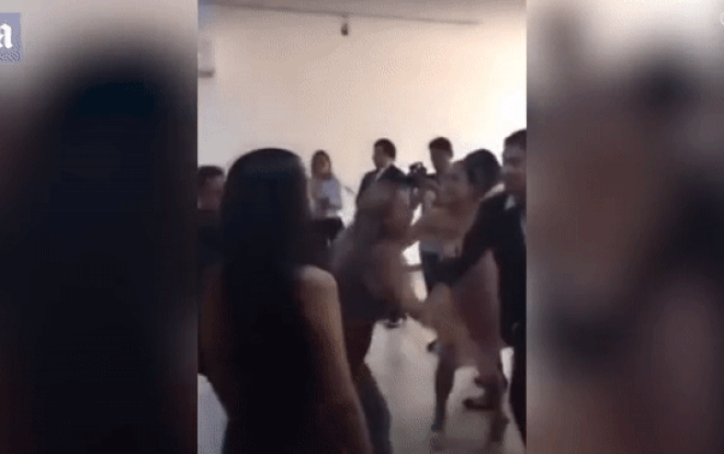 Cô gái làm náo loạn đám cưới, hét vào mặt chú rể 'em yêu anh' còn định đánh cô dâu Ảnh 2