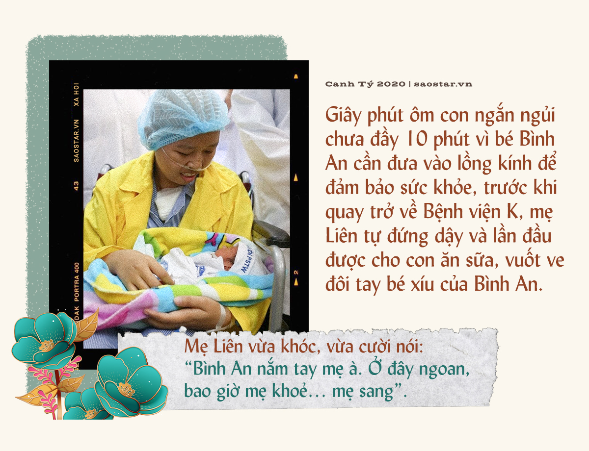 Tết đầu đời của bé Bình An - con trai người mẹ 'siêu nhân' mắc ung thư vẫn quyết giữ con Ảnh 3