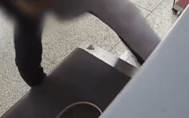 Người cha bất cẩn đặt con trai vào…băng chuyền kiểm tra hành lý Ảnh 2