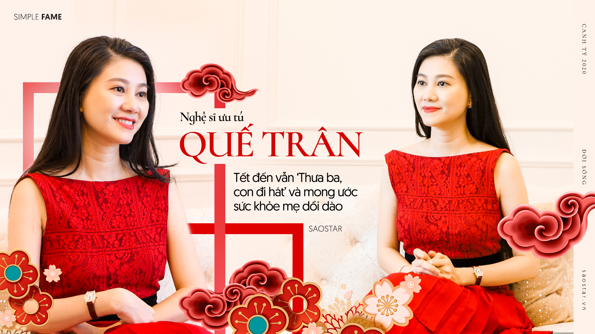 NSƯT Quế Trân: 'Tết đến vẫn 'thưa ba, con đi hát' và mong ước sức khỏe mẹ dồi dào' Ảnh 1