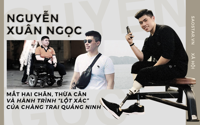 Hành trình 'lột xác' đáng khâm phục của chàng trai Quảng Ninh mất hai chân sau tai nạn tàu lửa Ảnh 2