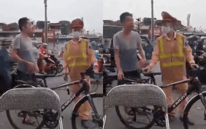 Bị nhắc nhở khi không đeo khẩu trang ra đường phòng dịch COVID-19, một người nhận là bác sĩ nói ‘tôi có tiếp xúc với ai đâu‘ Ảnh 2