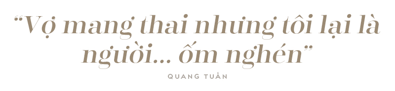 Diễn viên Quang Tuấn kể chuyện làm cha giữa mùa dịch: 'Vợ sinh con nhưng tôi không dám báo cho bạn bè'