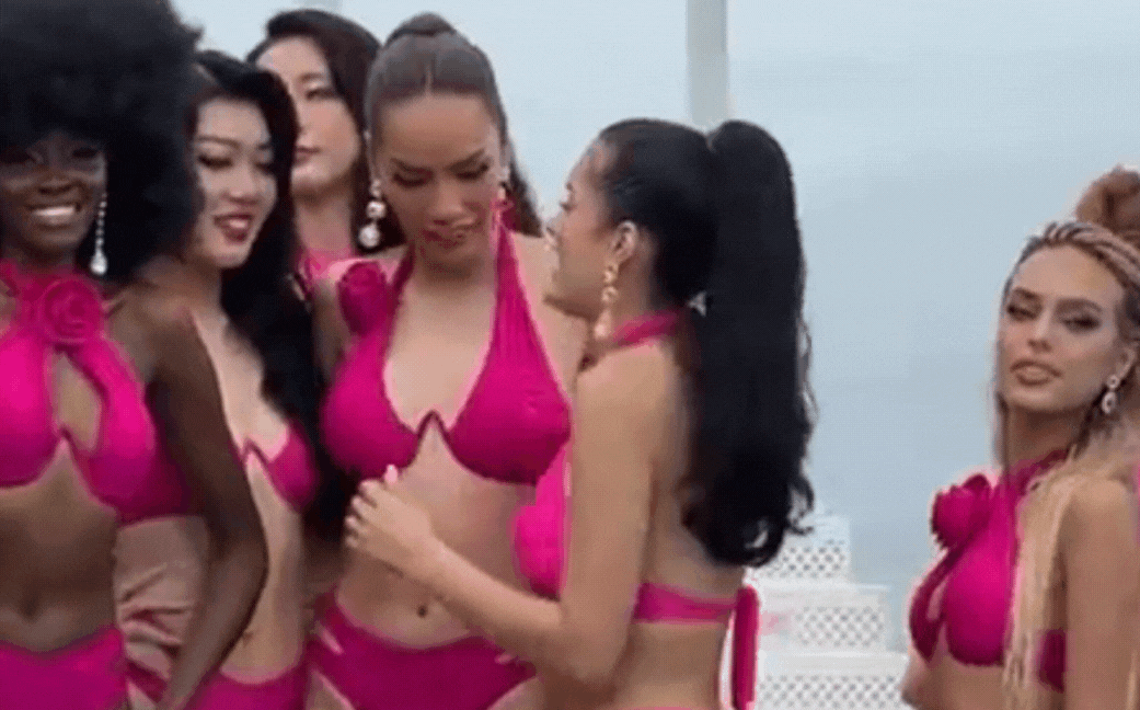 Lê Hoàng Phương lại ghi điểm bởi hành động đẹp với người đẹp Venezuela tại MGI Ảnh 2