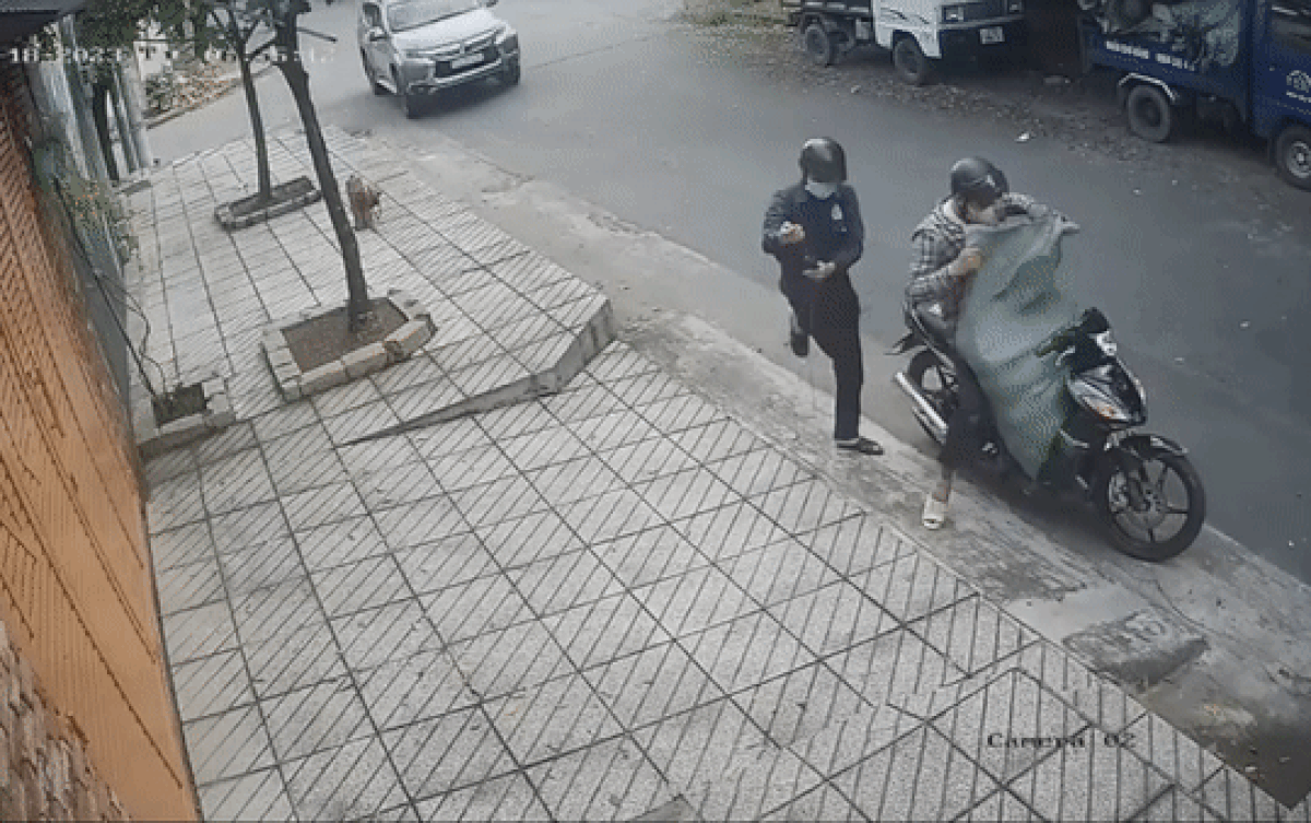 Clip: Tài xế ô tô lao tới tông ngã 2 thanh niên trộm chó ở TP.HCM Ảnh 2