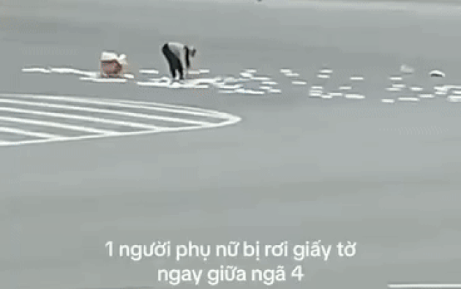 Người phụ nữ gặp sự cố giữa ngã tư và hành động ấm lòng của những người lạ Ảnh 2