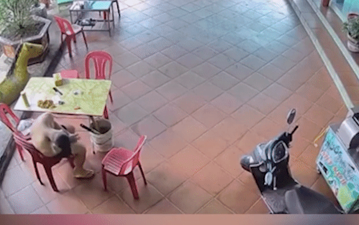 Thấy con trai say thuốc lào rồi ngã kềnh xuống sân, mẹ đứng cạnh có phản ứng gây ngỡ ngàng Ảnh 2